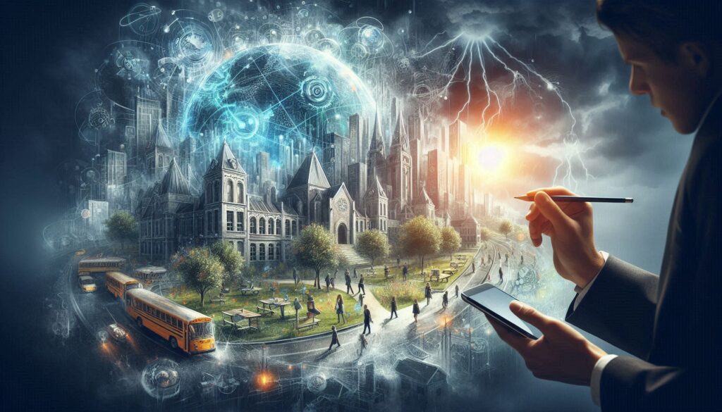 Natur, menschlich, nicht-technisch_tiefgreifender Umbrüche. Technologien entwickeln sich rasant
